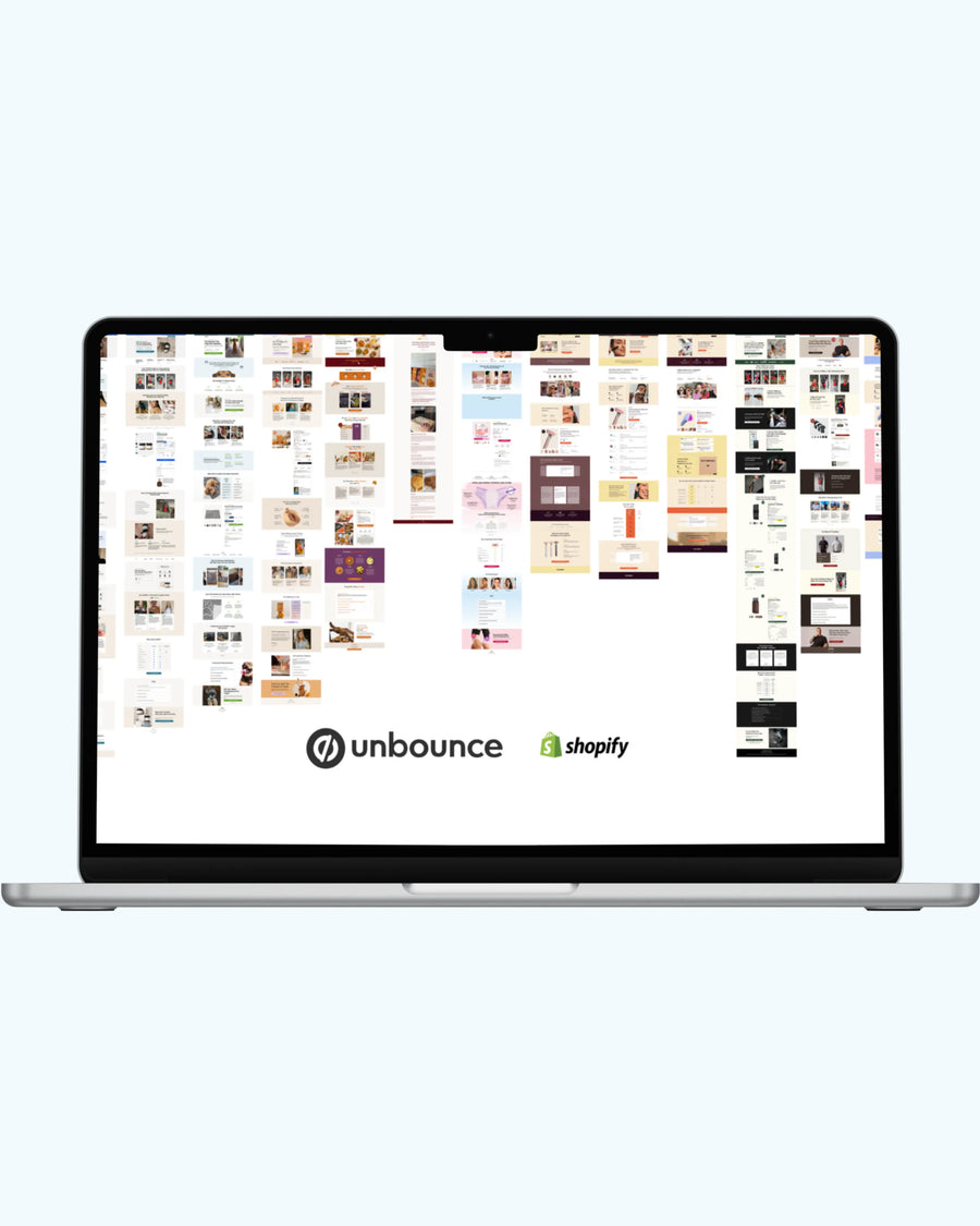 Bonus #1 — 10x Fully Editable High Converting Landing Page Templates (Unbounce)
