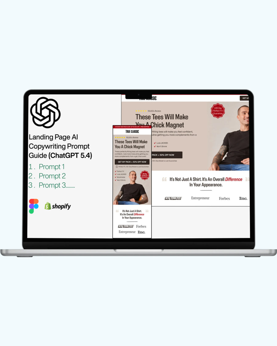 Bonus #3 —  Step-By-Step Landing Page AI Copywriting Prompt Guide (ChatGPT 5.2)