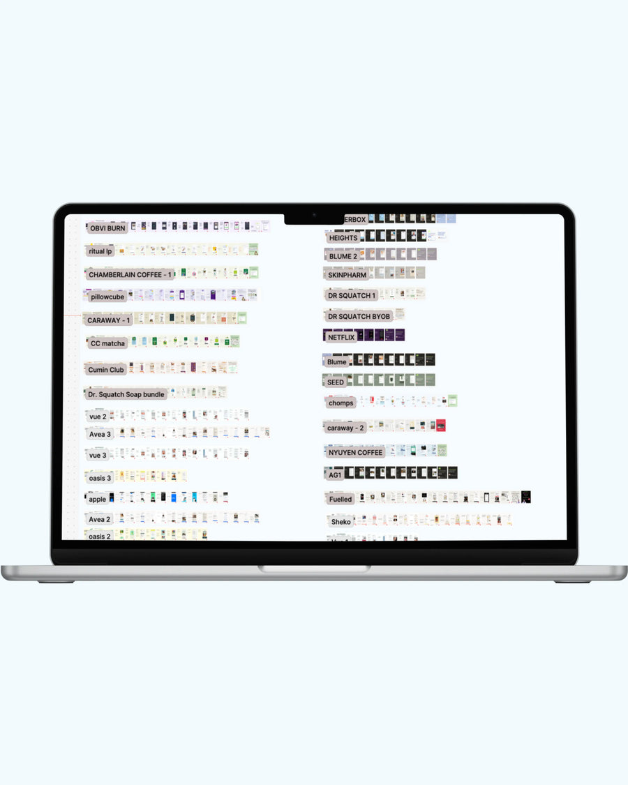 Bonus #4 —  50+ Landing Page Breakdowns from 8 & 9-Figure Brands